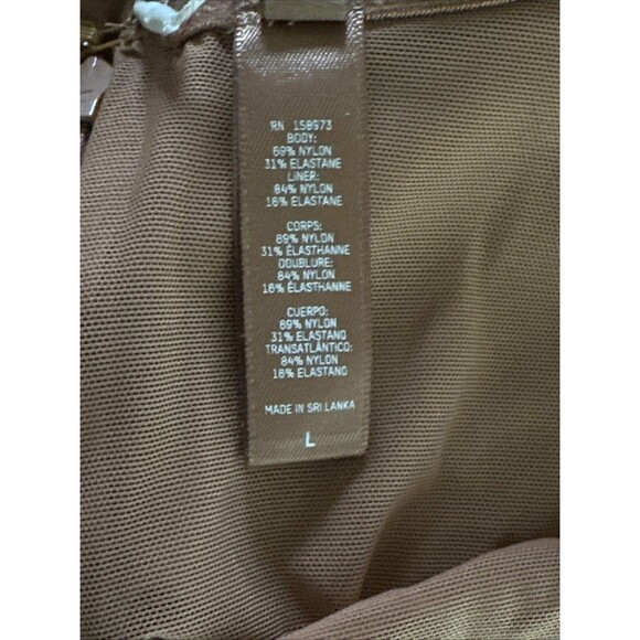 NWT SKIMS All In One Sleeveless Jumpsuit Caramel Full Body Large  (BS-BSF-0758) - Picture 7 of 9